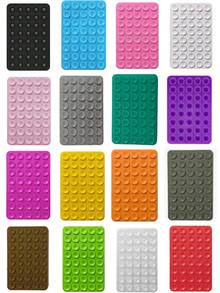 1/2/3/4/5pcs Silicone Suction Cup Phone Holder, No Residue, Universal Selfie Video Stand For IPhone/Android, Fashionable Desktop Accessory - Gift For Friends And Lovers