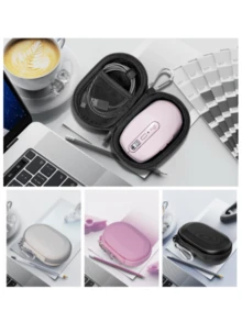 1pc Multifunctional Mouse Storage Bag, Data Cable Organizer Box, Digital Accessories Pouch, Shock-Proof Power Bank Adapter Mouse Protective Sleeve, Wireless Mouse Storage Box Carrying Case - Multicolor - View 7