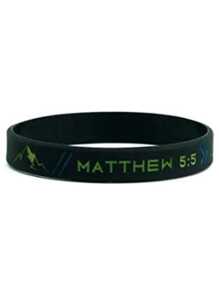 1pc/3pcs Religious Bible Verse Silicone Bracelet Rubber Wristband