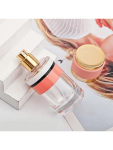 1个30ml玻璃高档香水分装瓶圆柱彩色喷雾玻璃瓶香氛喷雾瓶化妆水空瓶螺丝（颜色随机，香水分装工具四件套） - 彩色 - 查看 4