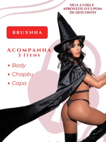 Little Witch Deluxe Costume Xompleta - 黑色 - 查看 5