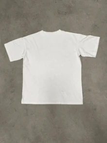 Print Basic T-Shirt - White - trắng - Xem 2