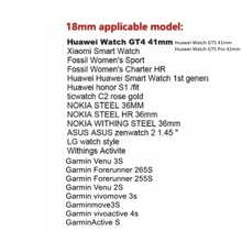 1 Stück 18mm 20mm 22mm magnetisches Armband, Dehnbares Band kompatibel mit Samsung Uhr 7 6 5 4/Garmin Uhr/HW Uhr GT5/Amazfit Uhr/Xiao Mi Uhr Armband, Schnellverschluss verstellbares Sport Smartwatch Band für Frau Mann