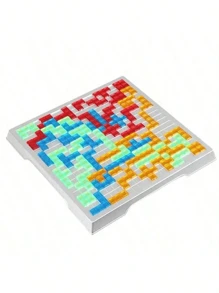 1 pieza - Juego de mesa de rompecabezas intelectual Blokus, versión en inglés, juegos de fiesta para familia, set para 2 jugadores/4 jugadores