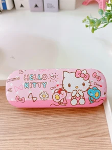 Sanrio Astuccio per occhiali carino con il personaggio Kuromi viola per donna, organizer per gioielli e occhiali da sole rosa con stampa My Melody, resistente e compressibile, accessorio portaocchiali estivo blu Cinnamoroll essenziale per auto e viaggio, portaocchiali da scrivania per scuola e ufficio, articoli Pochacco, regali di gruppo per damigelle, infermiere e insegnanti, regali per ragazze per vacanze e compleanni, articoli autorizzati Sanrio.