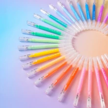 ROSYMENG 100色丙烯凝胶笔,1毫米细尖丙烯墨水笔,不透明档案级亮色马克笔,适用于黑纸绘画、素描、插画、卡片制作,学生用品,返校必备 - 彩色 - 查看 4