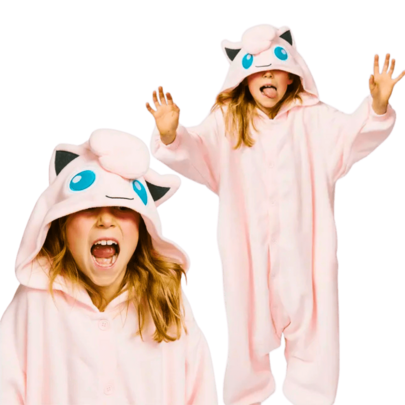 nerd hunters Kigurumi Dziecięce Stworek z Kapturem i Zamkiem Strój dla Chłopca i Dziewczynki, Prezent