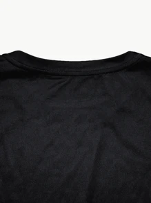 Street Life Men's Vintage Mysterious Silhouette Graphic Short Sleeve T-Shirt, Summer
