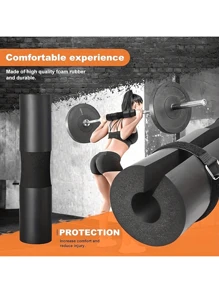3pcs/Set Barbell Shoulder Pads, Thick Non-Slip Gym Fitness Pushup Neck Support Padding, Strength Training Exercise