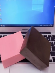 热销超柔软优质减压黄油挤压玩具，慢回弹湿润柔软手感，可爱奶酪挤压减压新奇玩意，减压创意，生日、圣诞节、毕业典礼、返校礼物、派对礼品的桌面装饰 - 彩色 - 查看 3