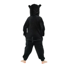 nerd hunters Kigurumi Children's Husky Dog With Hood And Zipper Costume For Boy And Girl, Gift - Black - View 4