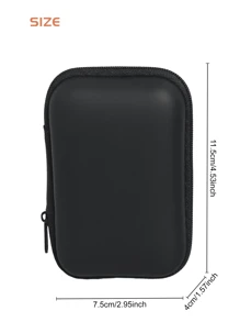 Capa protetora para câmera CCD portátil + bolsa de armazenamento elegante com cordão. Design compacto que equilibra proteção e portabilidade, adequado para entusiastas da fotografia ao ar livre e viajantes, ótimo presente para o Dia dos Pais ou para homens e mulheres.