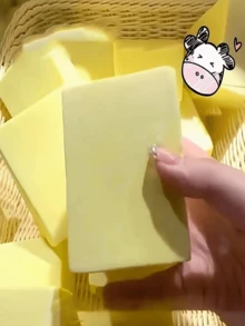 High-Quality Realistic Soft & Squishy Butter Squeeze Toy, Slow Rebound Wet Soft Texture, Adorable Cheese Novelty Stress Relief Toy, Creative Decompression Gadget, Desktop Decor For Birthday, Christmas, Graduation, Back To School, Party Favors - Multicolor - View 10