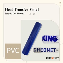 CHEONET - Rollo de vinilo de 12" x 7 pies, vinilo de transferencia térmica para camisetas, tela, almohadas, vinilo para planchar en todas las máquinas cortadoras, vinilo permanente, fácil de cortar y aplicar, parches de bordado y plancha para chaquetas, parches para coser en ropa, mochilas, jeans, camisetas