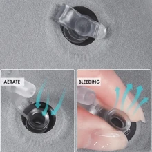 Almohada de viaje inflable ultraligera tamaño A4, almohada de aire de tela de felpa cuadrada pequeña para viajes, fácil de guardar, adecuada para camping, dormir en casa y la oficina, viajes de vacaciones, senderismo, siesta, soporte para el cuello y la cintura