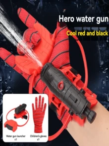 跨界蜘蛛水枪 手腕水枪发射器 喷水玩水玩具枪 手动按压式连射玩具 可穿戴手臂水枪发射器 英雄手腕水枪发射器 喷水玩具 游泳 泳池 游泳池游戏 一玩一玩 游戏 团体游戏 - 彩色 - 查看 7