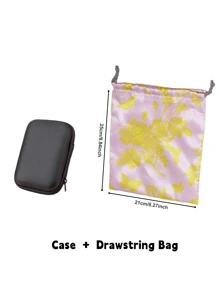 Capa protetora para câmera CCD portátil + bolsa de armazenamento elegante com cordão. Design compacto que equilibra proteção e portabilidade, adequado para entusiastas da fotografia ao ar livre e viajantes, ótimo presente para o Dia dos Pais ou para homens e mulheres.