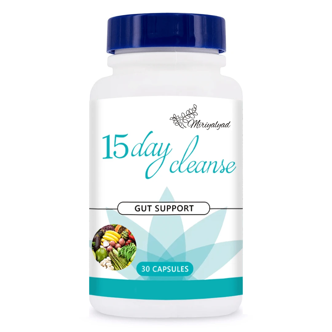 15 Day Cleanse - Gut And Colon Support | Caffeine Free | Advanced Formula With Cascara Sagrada, & Psyllium Husk | 1 Bottle Of 30 Capsules, Weight Loss Products, Health, - tiêu chuẩn - Xem 1