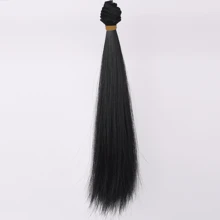 1pc Doll Solid Straight Wig, High-Temperature Fiber DIY BJD Hairstyle Wig