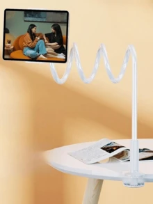 1pc Thick Gooseneck Tablet & Phone Stand, Suitable For Bed, Bedside, Desk, Headboard, Table, Sofa, Recliner, Compatible With IPad Mini Pro Air, Kindle, Switch, Galaxy Tabs, Christmas Gift Nan 360° Rotation