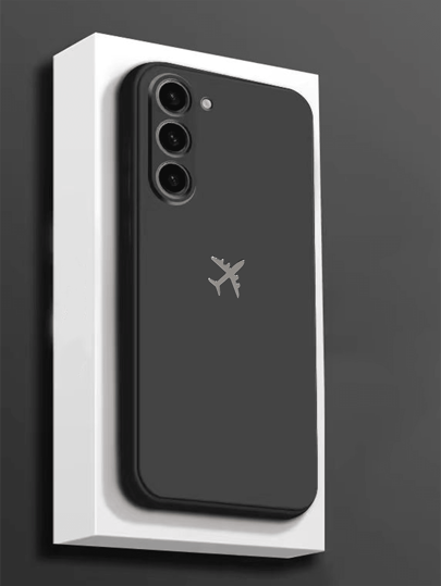 غطاء هاتف مقاوم للصدمات ومانع للانزلاق باللون الأسود متوافق مع هواتف آيفون 17/17 إير/17 برو/17 برو ماكس، هونر، ريدمي، جالاكسي A04e/A05s/A13/A14/A15/A34/A35/A50/A52/A53/A54/S21/S22/S23/S24/S25/S25 أولترا، 6A/7A/8A، 12T/13T/14T مقاوم للماء ومقاوم للسقوط والخدش