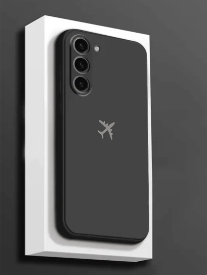 1 件飞机防震防滑黑色手机壳适用于 17/17 Air/17 Pro/17 Pro Max、Honor、Redmi、Galaxy A04e/A05s/A13/A14/A15/A34/A35/A50/A52/A53/A54/S21/S22/S23/S24/S25/S25Ultra、6A/7A/8A、12T/13T/14T 防水防摔防刮