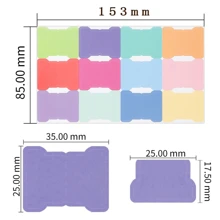 60pcs Sticky Index Tabs, Writable Sticky Notes, Flags Paper Blank Monthly Tabs, Planner Stickers, Double Sided Page Markers Book Tabs Annotation Tabs, For Labelling Classifying Planning, School Supplies,Back To School