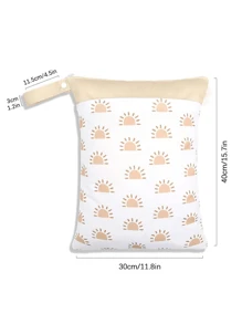 1 عبوة أكياس للمبللات والجافة، حقيبة مقاومة للماء قابلة لإعادة الاستخدام للشاطئ والحمام والجيم وحقيبة اليوجا والأغراض الشخصية ، منظم لملابس السباحة والملابس المبللة