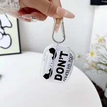 Estuche para auriculares con eslogan adecuado para funda protectora de auriculares de 1ra/2da generación, nueva funda protectora para auriculares inalámbricos 3/Pro/Pro2, regalo para novio/novia