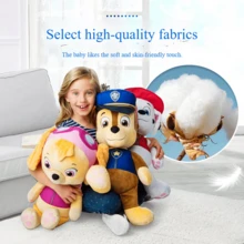 ​​ Sky Blue Pilot Skydiver Plush - Spin Master GUND 6in Rescue Team Stuffed Dog With Silver Wings & Flame Emblem For Kids 1+ - Plush Toys - Small Size (Rocky) - View 11