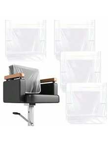 1 件塑料椅套，PVC 材质，适用于餐椅座椅，透明可调节 PVC，防水防宠物毛发