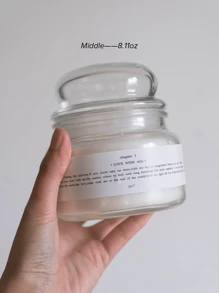 1 vela artesanal perfumada 100% cera de soja, vela limpa para potes pequenos/médios/grandes, velas de longa duração: até 25/60/100 horas, presentes perfeitos, vela decorativa para ambientes, presentes para o Dia das Mães, decoração de quarto