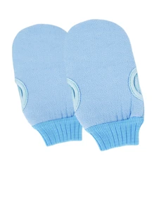 1 Peça Luvas De Banho Esfoliantes Para Esfoliação Corporal, Toalha De Banho Para Escovar Pele Morta, Esfoliante Corporal De Espuma Para Massagem De Banho Spa, Luvas De Banho Esfoliantes Reversíveis Para Spa, Massagem, Esfoliação Corporal