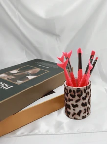 1 قطعة حامل فرش المكياج، منظم مكتبي للفرش والمستحضرات التجميلية، صالون الأظافر، مضاد للغبار، صندوق مجوهرات، محفظة، حامل فرش المكياج، حامل فرش، منظم العطور، محفظة