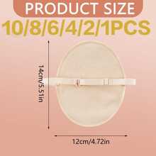 Almohadillas ultrarresistentes antitraspirantes para axilas para hombres y mujeres - 10/8/6/4/2/1 pieza de protectores de axilas invisibles, con adhesivo extra y transpirables para hiyab/tobe - Protección contra el sudor durante 24 horas en calor, gimnasio, viaje (lavable)