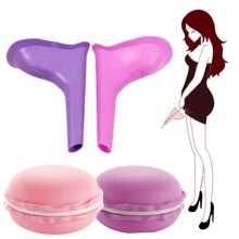 Orinal para mujer, botella portátil para orinar, embudo para orinar de pie para mujeres, dispositivo para orinar de pie para acampar, exteriores, senderismo, adecuado para mujeres embarazadas, orinal de emergencia para baños de mujeres en viajes al aire libre.