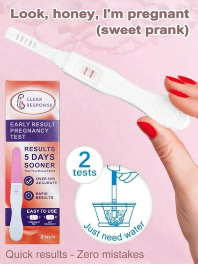 1pc Fake Pregnancy Test - 100% Positive Result - Prank Your Loved One - Gag Toy - Prank Toy - Stitch Toys - Travel Toys - Classroom Fidget Toys - Mini Bath Toys - Christmas Stationery Stress Ball - Birthday Gift - Christmas Gift - Halloween Gift - Christmas Eve Gift - Perfect Gift - Gift - Toys - Games