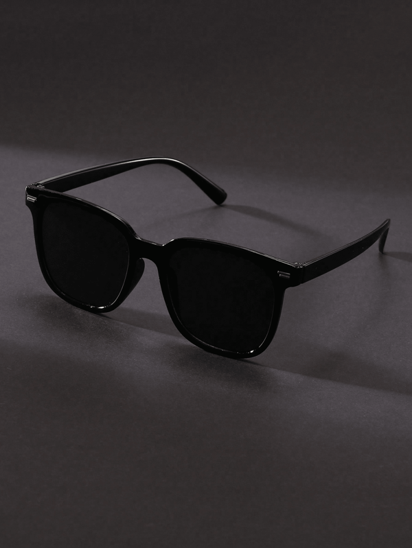 1 Pair, Unisex Fashion Y2k Square Frame Fashion Glasses For Beach, Summer, Photography And Daily Wear Fashion Glasses Accessories
