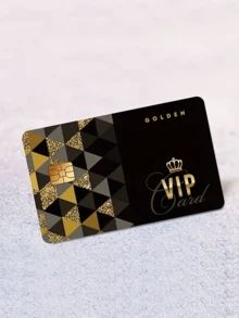 4 件黑金格子 VIP 信用卡贴纸，适用于 EBT、交通卡、信用卡/借记卡/银行卡保护，无气泡，高品质，适用于小型芯片卡、返校、学校用品 - 彩色 - 查看 3