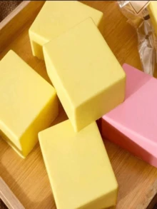 热销超柔软优质减压黄油挤压玩具，慢回弹湿润柔软手感，可爱奶酪挤压减压新奇玩意，减压创意，生日、圣诞节、毕业典礼、返校礼物、派对礼品的桌面装饰 - 彩色 - 查看 9