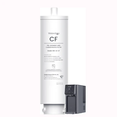 Waterdrop WD-A1-CF Filter, Replacement For WD-A1 Reverse Osmosis Hot Cold Water Dispenser, 6-Month Lifetime