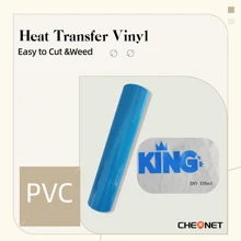 CHEONET - Rollo de vinilo de 12" x 7 pies, vinilo de transferencia térmica para camisetas, tela, almohadas, vinilo para planchar en todas las máquinas cortadoras, vinilo permanente, fácil de cortar y aplicar, parches de bordado y plancha para chaquetas, parches para coser en ropa, mochilas, jeans, camisetas
