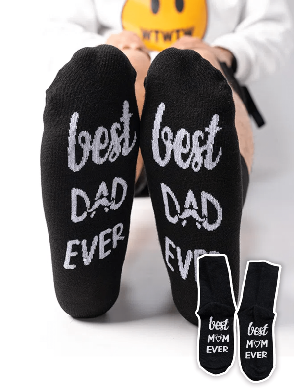 1 paire de chaussettes pour hommes avec l'inscription "Cet homme a une femme géniale", chaussettes mi-mollet amusantes anti-odeur, cadeau pour le mari