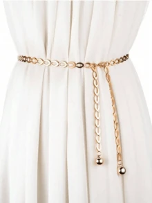 1 件空心金属腰链，适合夏季、秋季、万圣节等多种场合