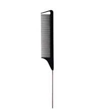 6pcsRandom Color Combination, 2025 New Rat Tail Comb | Carbon Fiber Heat-Resistant Design With Stainless Steel Pin Tail, Ideal For Teasing And Sectioning Hair