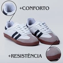 SAMB-Sneakers-White/Caramel