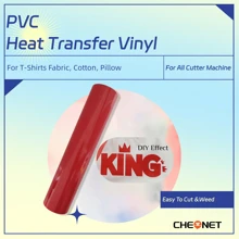 CHEONET - Rollo de vinilo de 12" x 7 pies, vinilo de transferencia térmica para camisetas, tela, almohadas, vinilo para planchar en todas las máquinas cortadoras, vinilo permanente, fácil de cortar y aplicar, parches de bordado y plancha para chaquetas, parches para coser en ropa, mochilas, jeans, camisetas