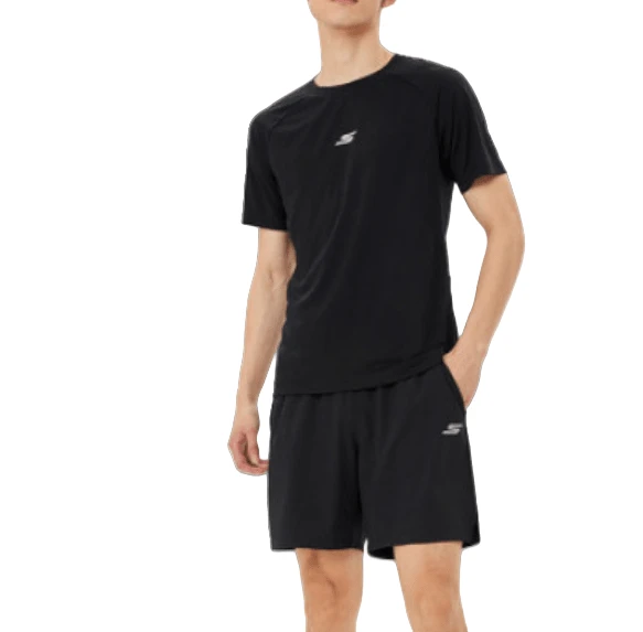 Skechers Herren vielseitiges Lässig Kurzarm T-Shirt und Shorts Set