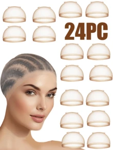 2pcs/Pack Invisible High Definition Wig Cap, Suitable For Lace Front Wigs - Sheer Mesh Wig Cap, For Women - Wig Accessory To Create A Natural Look - Clear - View 11