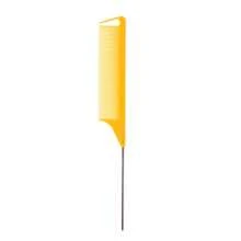 6pcsRandom Color Combination, 2025 New Rat Tail Comb | Carbon Fiber Heat-Resistant Design With Stainless Steel Pin Tail, Ideal For Teasing And Sectioning Hair